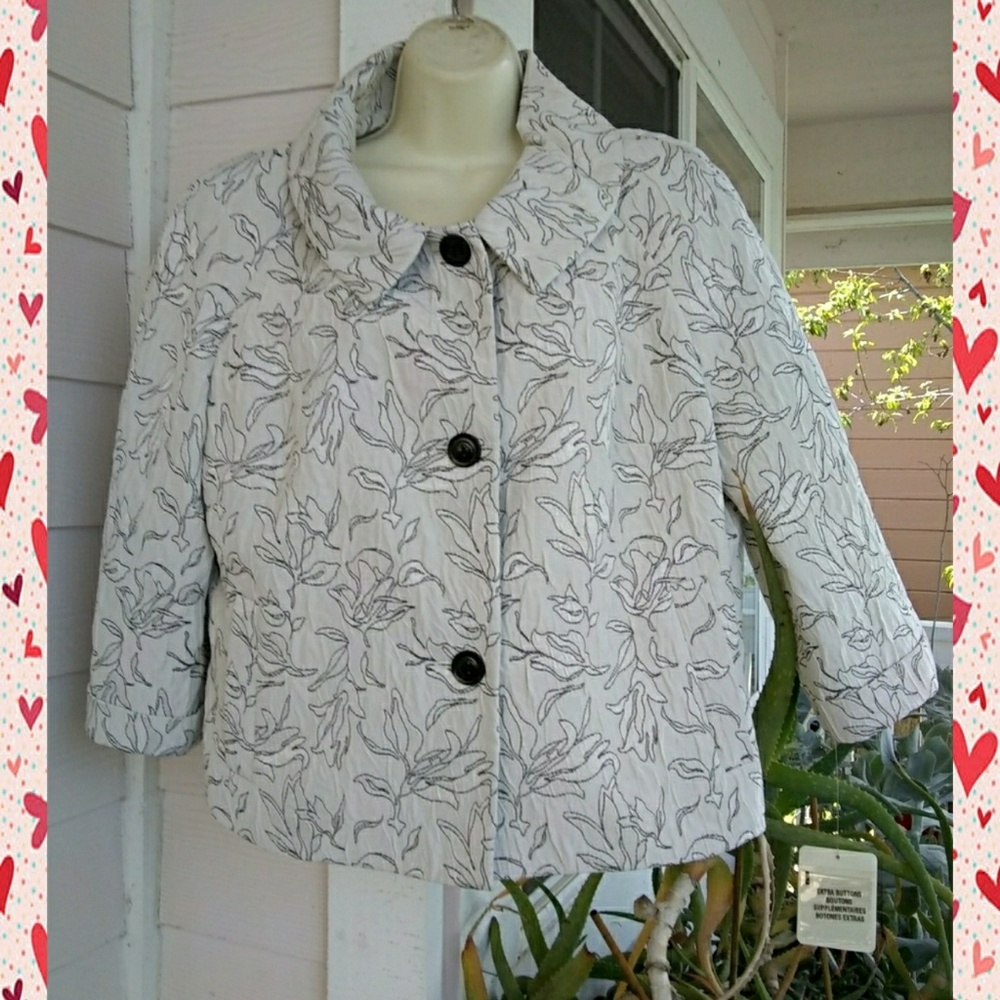 🎉🎉🎉JONES NEW YORK SUIT BROCADE JACKET NWT
